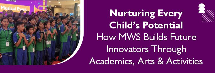 MWS students performing at a school event