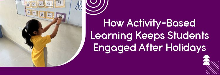 Student engaged in activity-based learning