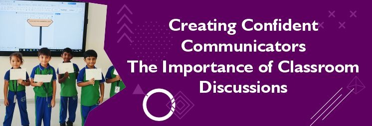 Students building confidence through classroom discussions