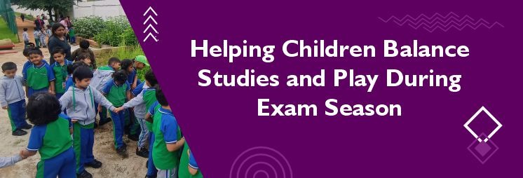 Students playing during exam season